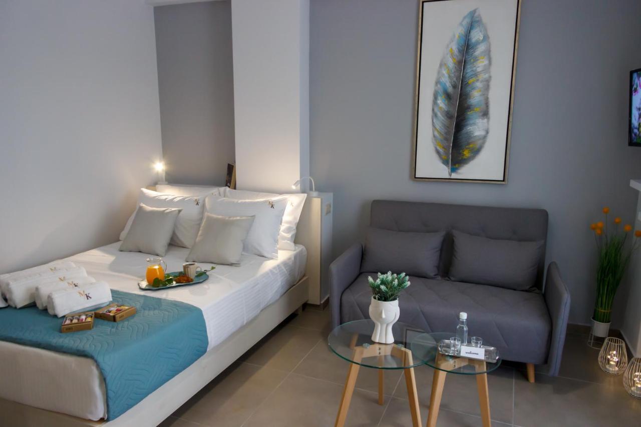 Mk Lux Suites - Steps To Beach Ágios Nikólaos 외부 사진